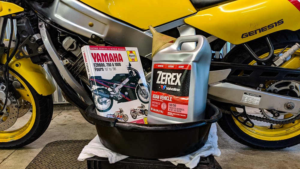 Coolant change supplies