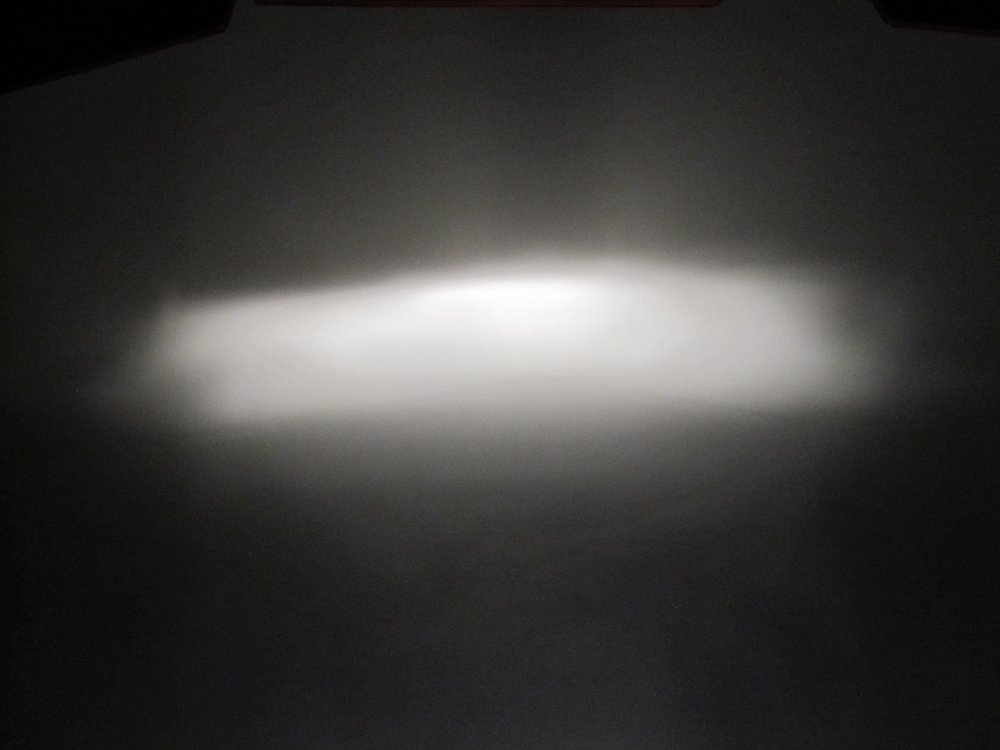 light from stock headlight