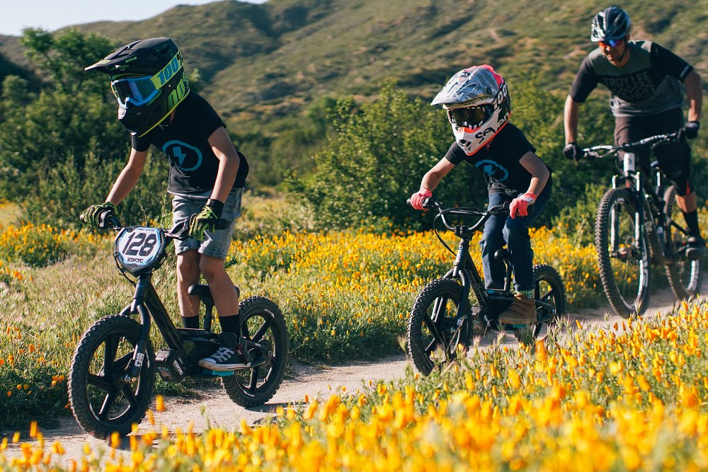 Riding STACYC bikes