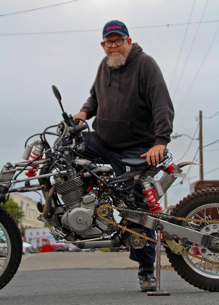 Alan Lapp and his 'Oddbike'