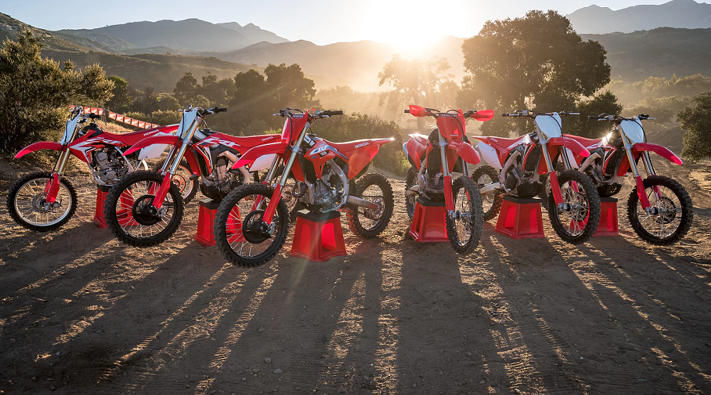 Honda offers a variety of dirt bikes based on the style of riding and racing you prefer..