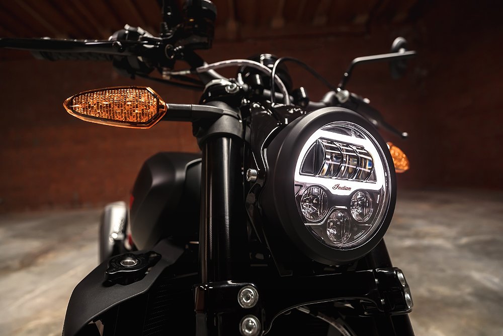 Indian FTR headlight