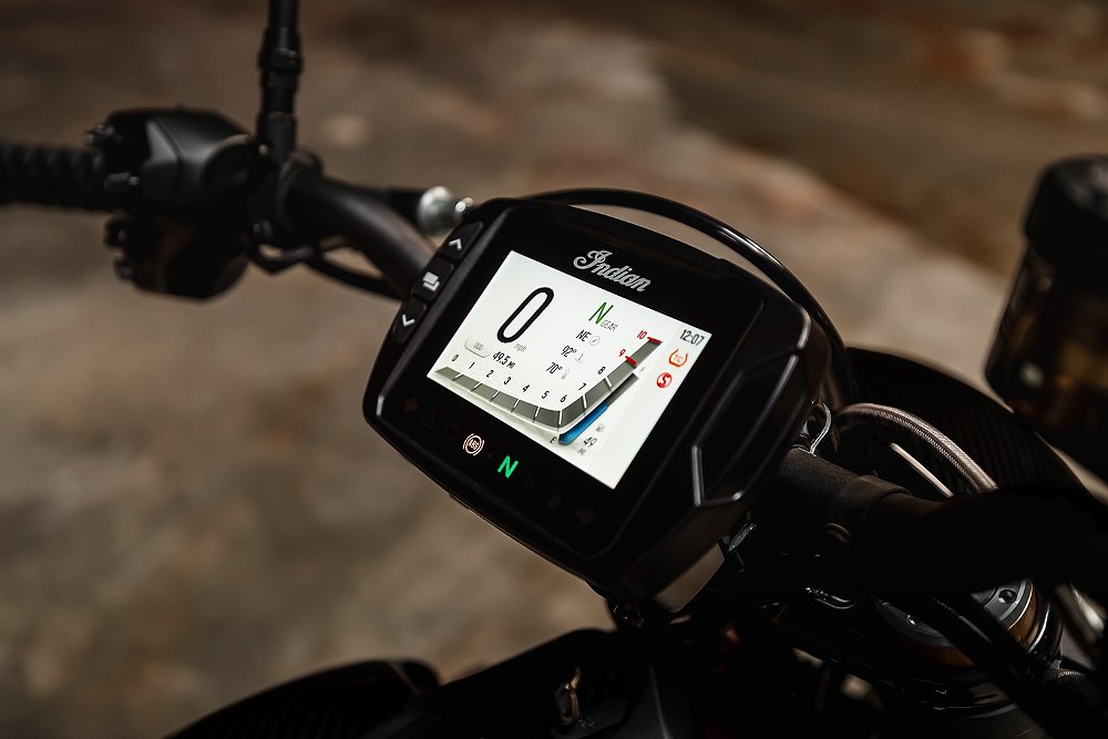 TFT dash on Indian FTR