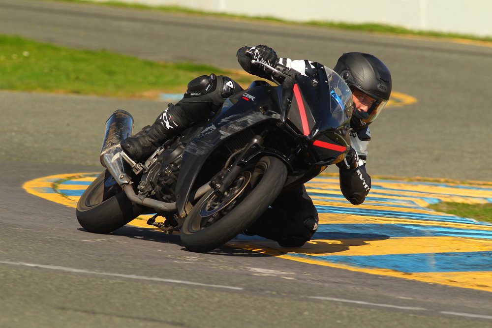 Honda CBR300R in Sonoma Raceway's Turn 9