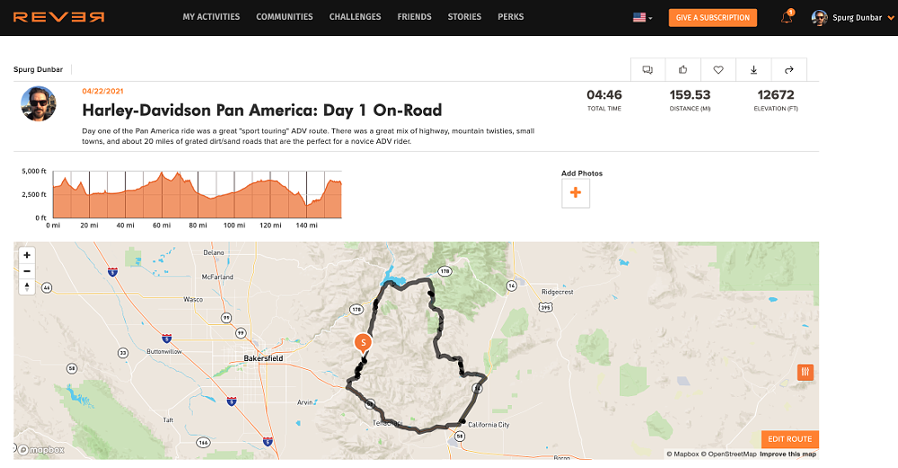 Rever map day one