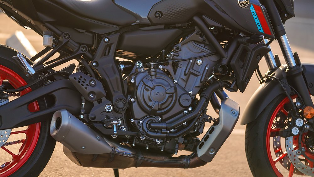 Yamaha MT-07 engine. 