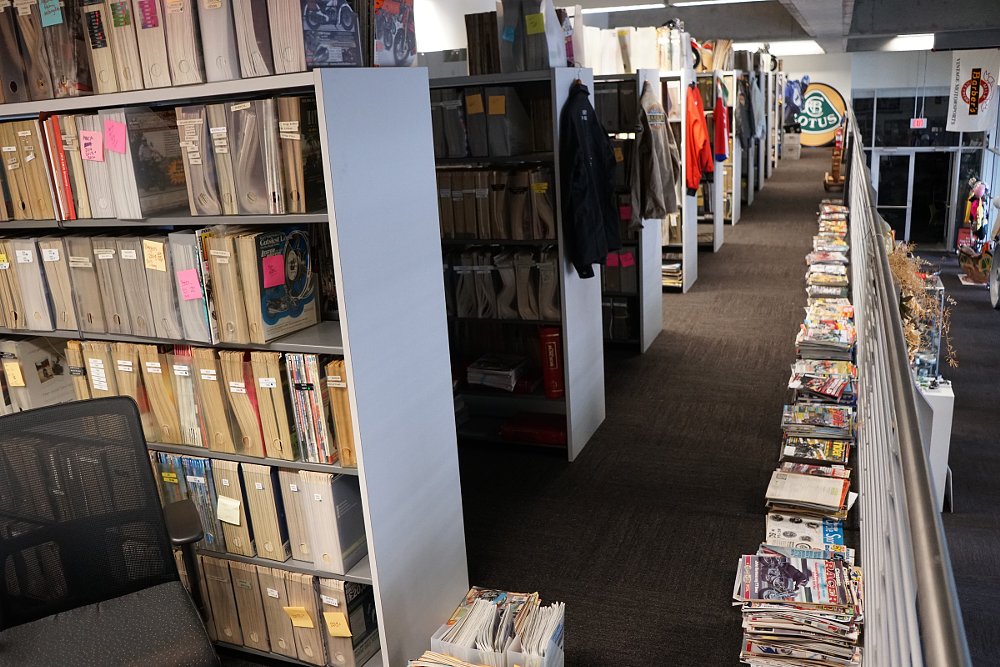 magazine stacks