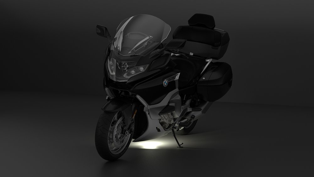 floor lighting option on the BMW K 1600