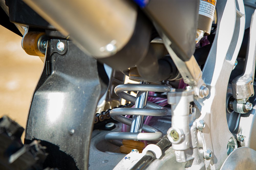 rear suspension on the 2022 Yamaha YZ125