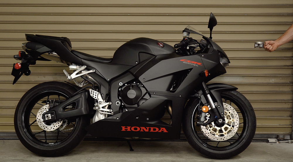At redline, a CBR600RR's piston weighs as much as the whole bike.