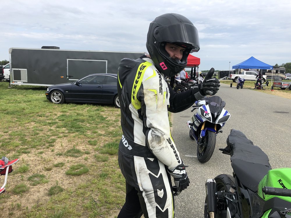 Crashing a motorcycle is never very fun but if you have the right gear, sometimes you can walk away unscathed.