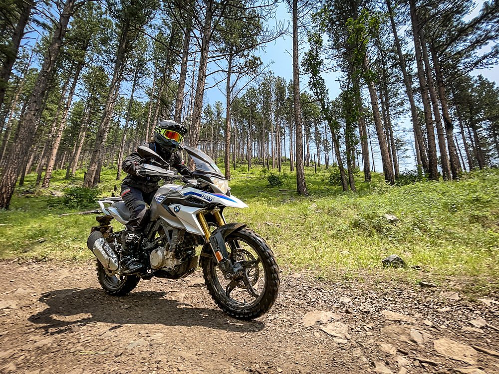 riding the trails in the Black Hills