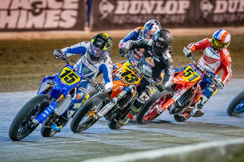 close racing in the Singles class