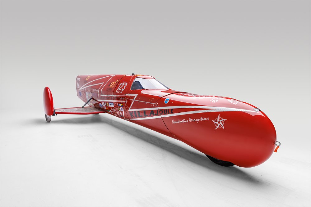 KillaJoule electric land speed racer