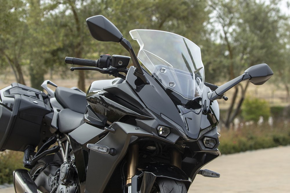 front of the Suzuki GSX-S1000GT