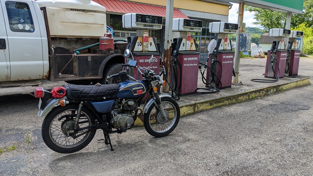 Old gas station