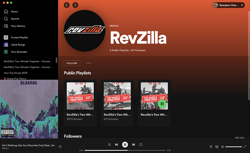 RevZilla's Spotify Playlist