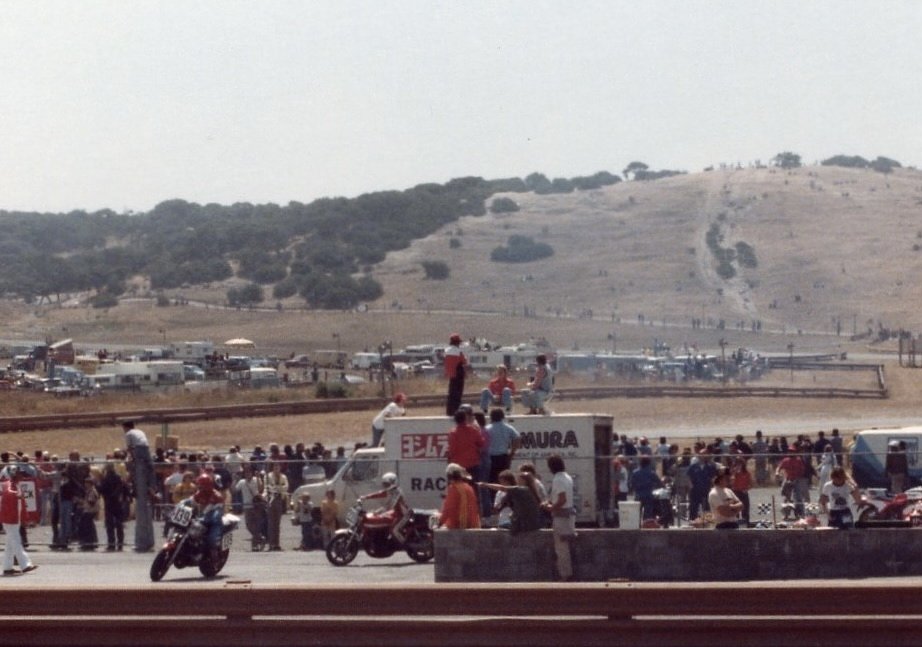 Yoshimura at Laguna Seca in 1981. 