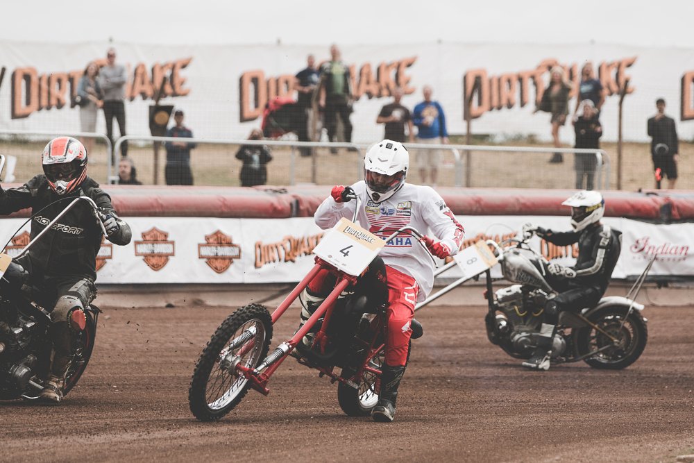 Flat track chopper
