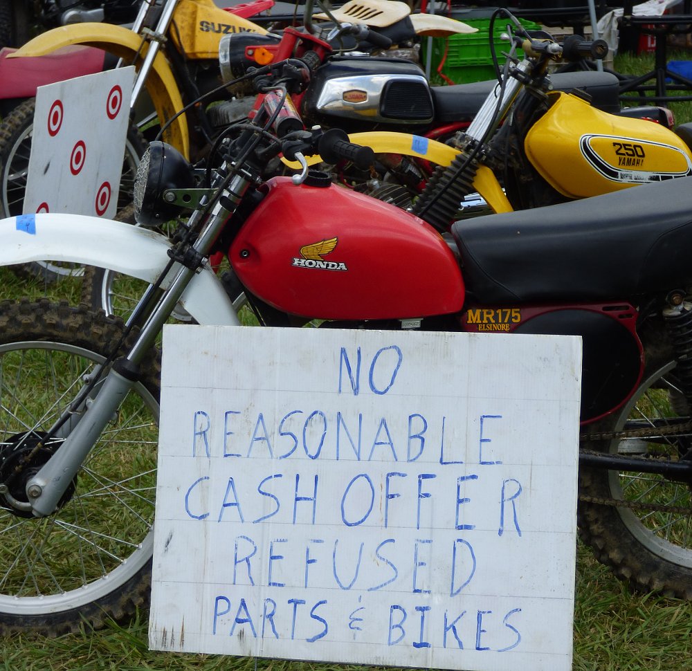 cheap motorcycles for sale at swap meet