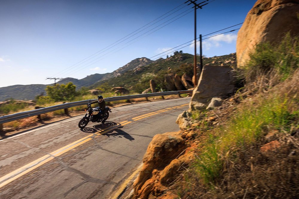 riding in the hills