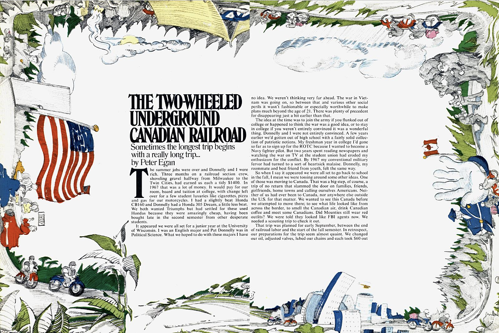 Peter Egan - The Two-Wheeled Underground Canadian Railroad