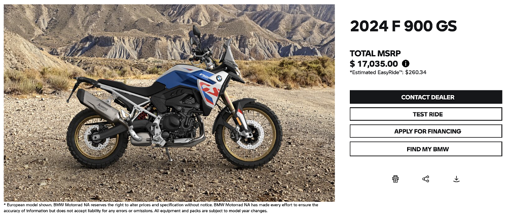 Common Tread BMW F 900 GS Review 