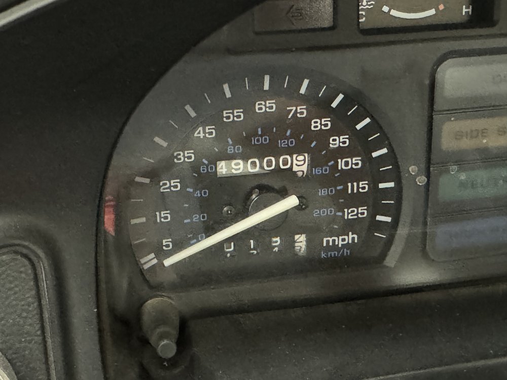 Touring motorcycle odometer