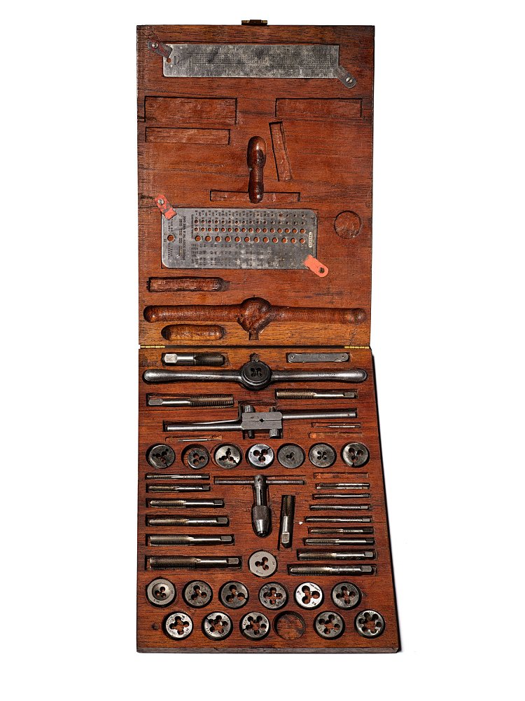 wooden case holding tools