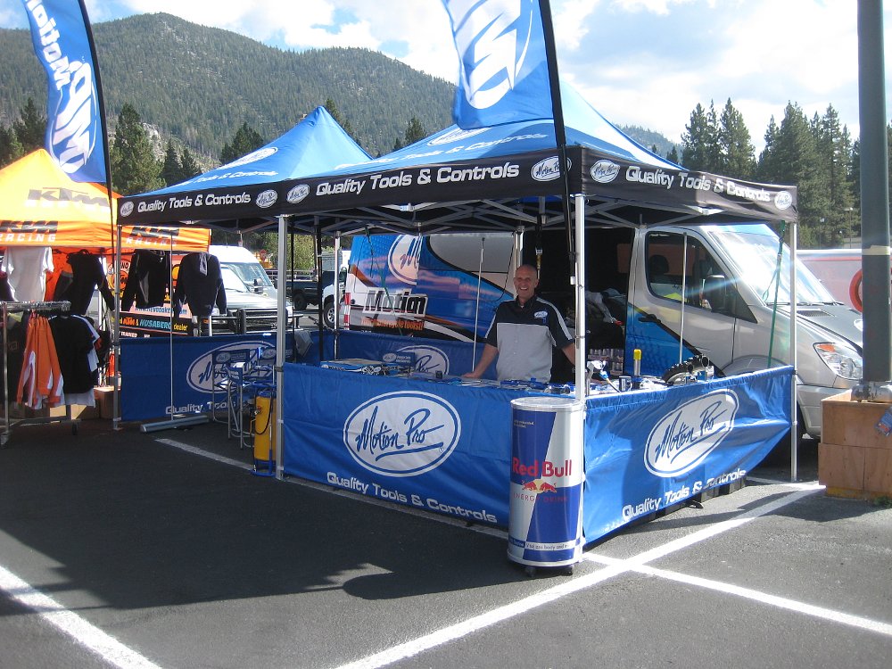 Chris Carter Motion Pro booth