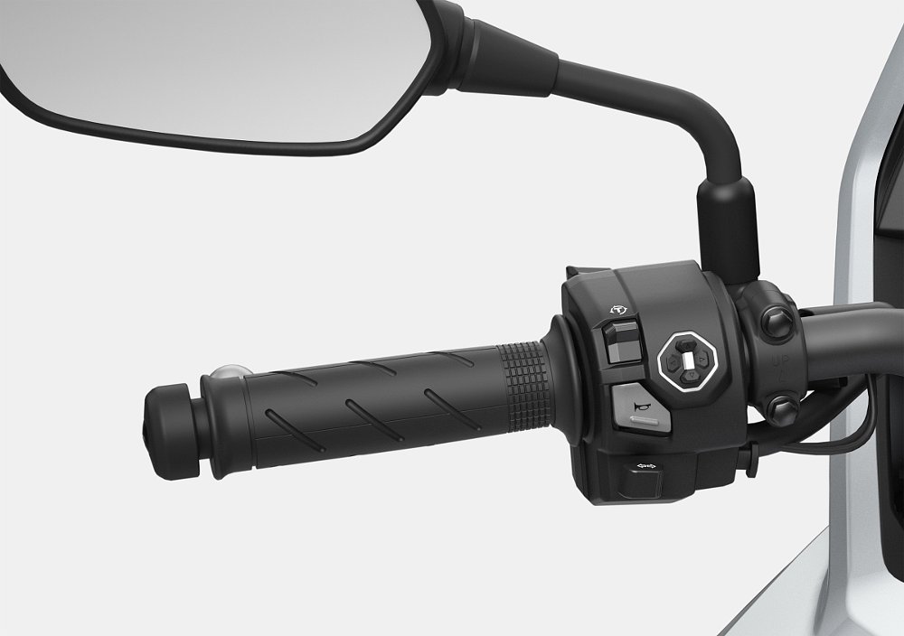 studio photo of the lefthand switchgear on the NX500